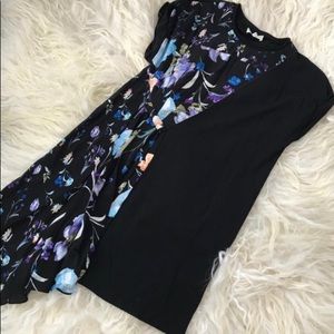 3.1 Phillip Lim Floral Asymmetric T-shirt/Dress